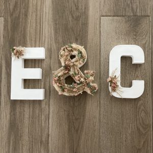 Lettres fleuries