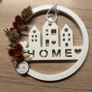 Cercle home fleurs séchées